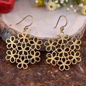 Pendientes de Latón de Alto Brillo, Acabado Pulido, Aspecto Liso, Precio de Fábrica al por Mayor, Artículo para Manualidades Metálicas - Product Image 6