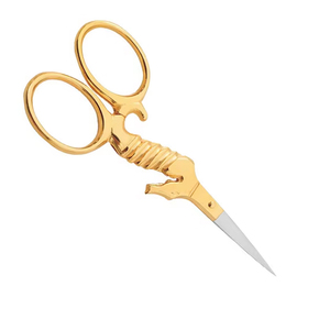 Ciseaux fantaisie de qualité supérieure en titane couleur or style cheval, ciseaux à fil, ciseaux à broder - Product Image 3