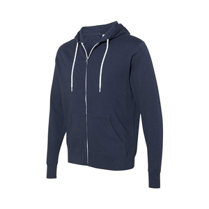 Sweat-shirts à fermeture éclair de haute qualité, coupe classique, vente en gros, 100% coton molletonné, vêtements d'hiver écologiques pour hommes - Product Image 3