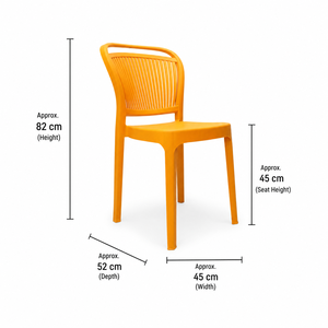 SIZZLER Durable Virgin Plastic Electric Foldable Modern Ball <b>Chair</b> Eco-Friendly for Hotel Hospital School Home Living Room - Product Image 3