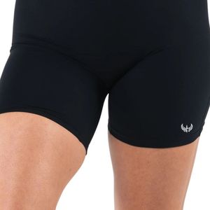 Shorts de cycliste noirs pour femme, taille mi-haute, respirants, extensibles, à compression, pour l'entraînement, la gym, la course, le fitness, vêtements de sport performants - Product Image 6