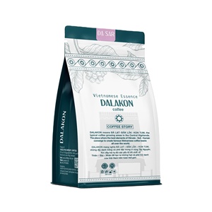กาแฟบดคั่วกลางเวียดนาม 250 กรัม ผสมอาราบิก้า พรีเมียม บรรจุถุงซิปล็อค บริการ OEM/ODM ขายส่ง - Product Image 4