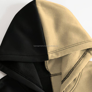 En stock – Sweat à capuche pour homme en polaire polyester/coton, respirant et anti-humidité, idéal pour l'hiver – Personnalisation OEM/ODM - Product Image 3