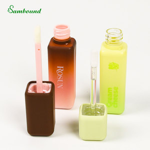 Emballage cosmétique, tubes carrés vides pour gloss à lèvres de 3 ml, bouteilles en plastique PETG, peinture en spray dégradée, prix de gros bon marché - Product Image 5