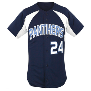 Custom Men Baseball Uniform Set Sublimated Jersey and <b>Pants</b> Button <b>Down</b> OEM Manufacturer Sportswear Export - Product Image 4