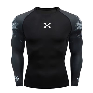 Camiseta de Compresión Rash Guard Cody Lundin para Hombre, Ropa Deportiva para Gimnasio, Camiseta de Natación, Venta al por Mayor, Camiseta Deportiva Ajustada para Hombre para Clima Cálido - Product Image 2