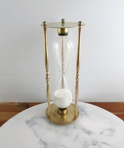 Fancy Design Hot Selling Sand Timer <b>Clock</b> Handmade Use for Office Desktop Decoration Decorative Ornament Hour Glass - Product Image 4