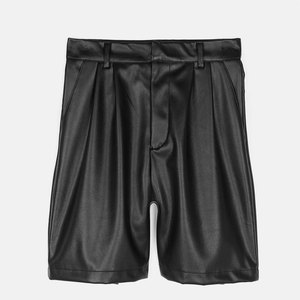 Latest Design Women <b>Leather</b> <b>Shorts</b> In Low MOQ Top Trending Product Causal Wear Genuine <b>Leather</b> <b>Shorts</b> For <b>Ladies</b> - Product Image 5
