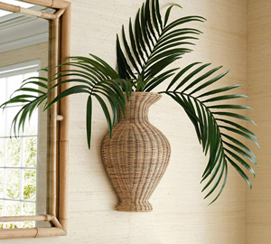 Wall decor vase/ <b>planter</b> rattan decor <b>for</b> your home made in Vietnam with wholesale price - Product Image 1