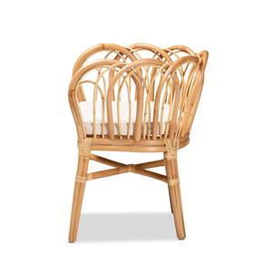Chaise de salle à manger en rotin naturel contemporain, chaises de patio, fabriquées à la main par des artisans qualifiés, vente en gros - Product Image 2