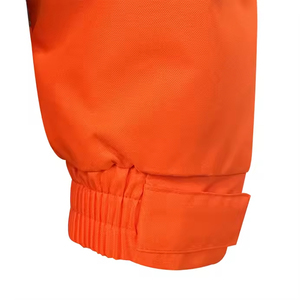 เสื้อแจ็คเก็ตนิรภัยสำหรับฤดูหนาว แบบอ็อกซ์ฟอร์ด บอมเบอร์ สำหรับผู้ชาย  เสื้อทำงานแบบมีแถบสะท้อนแสง  ชุดทำงานป้องกันภัย ผลิตจากวัสดุที่ทนทาน - Product Image 6