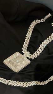 Cadena Cubana de Diamantes Estilo Hip Hop para Hombre, Collar con Diamantes Estilo Hip Hop - Product Image 3