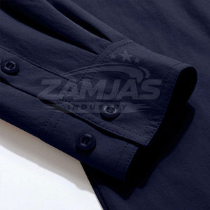 เสื้อเชิ้ตคาร์โก้ผู้ชาย ทรงเข้ารูป สวมใส่สบาย ระบายอากาศดี กระดุมแบบปกปิด คุณภาพสูง ขายส่ง ดีไซน์โดดเด่น เสื้อเชิ้ตคาร์โก้สำหรับผู้ใหญ่ - Product Image 4