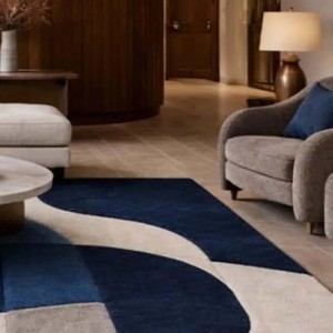 Modern Abstract Rug Wool Rug Luxury Hand Tufted Area Rug Designer Rug Styling Home Rug for Living Room Bed Room Home Decor Rug - Product Image 2