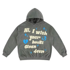 Sudaderas con Capucha de Invierno Personalizadas de Lujo y Alta Calidad al por Mayor, Sudaderas de Hombre con Hombros Caídos, Mezcla de Algodón Premium de Gran Peso - Product Image 3