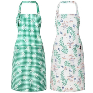 Touchhealthy Lot de 3 tabliers classiques à motif floral avec poche, pour femmes, en toile de polyester écologique, imperméables et ajustables - Product Image 6
