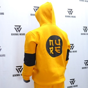 Chándal de invierno Unisex para hombre, conjunto de pantalones de chándal con capucha, estampado personalizado, transpirable, a prueba de viento, ecológico, bolsillos de carga de alta calidad - Product Image 6