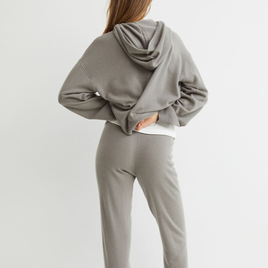 Pantalones de algodón ecológicos personalizables para mujer, corte bootcut, hasta la rodilla, cintura media, ajuste regular, para invierno - Product Image 5