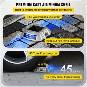 Paquete de 24 Luces Solares para Jardín, Luces LED Inalámbricas Impermeables para Terraza y Muelle con Botón de Encendido/Apagado para Entrada de Vehículos y Uso en Exteriores - Product Image 4