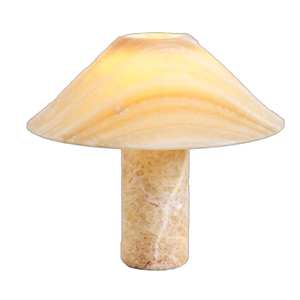 Premium Quality Polished Solid Onyx Handmade <b>Table</b> Lamp for Modern Living Room Lighting and Interior Styling - Product Image 2