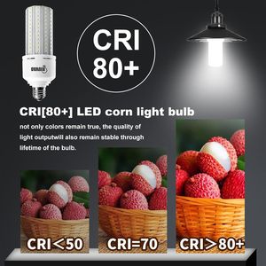 Confezione da 2 Lampadine LED a Pannocchia di Mais da 600W Equivalenti, 7500 Lumen, 5000K Luce Bianca Fredda Diurna, Ampia Copertura, Attacco E26/E27 Medio - Product Image 2