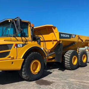 Camion benne Volvo A25E jaune à haute efficacité opérationnelle, garantie 4 ans, boîte de vitesses PLC - Product Image 1