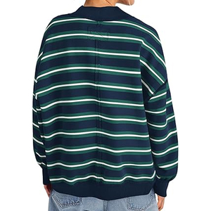 Women Mock Neck Sweatshirt Heavyweight Winter Streetwear Oversized Top - Product Image 2