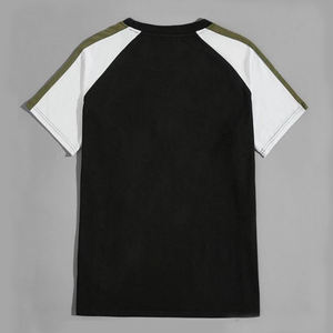 T-shirts pour hommes en coton biologique à design personnalisé, style été, vêtements d'extérieur formels, hauts à manches raglan, streetwear, tee-shirt en promotion - Product Image 4