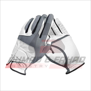 Unisex 100% Premium High Quality Real Full Soft Indonesia Cabretta Leather Golf <b>Gloves</b> <b>with</b> Custom Logo OEM Service for Men - Product Image 1