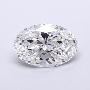 Diamant de laboratoire cultivé en vrac de forme ovale 3,19 carats D VVS2, polissage excellent, certifié, pierre précieuse synthétique écologique pour bague de fiançailles - Product Image 1