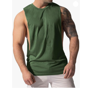Débardeur Homme à Coupe Ample pour l'Entraînement, T-shirt Sans Manches Déchiré pour Homme, Débardeur Musculation pour Homme - Product Image 2