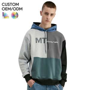 Sudadera con Capucha de Forro Polar de Poliéster/Algodón Ecológica de Moda para Hombre, Fabricante OEM ODM para Cantidades Pequeñas al por Mayor - Product Image 6