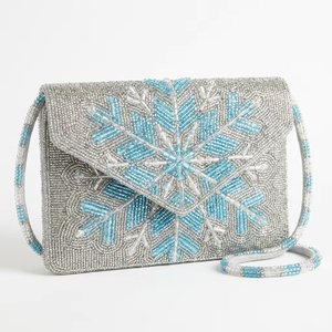 Bolso de Hombro Bohemio de Poliéster con Cuentas Hechas a Mano de Lujo para Mujer - Viajes al Aire Libre y Moda para la Vida Diaria con Cierre de Gancho y Correa Única - Product Image 1