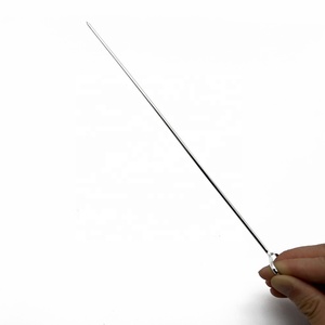 Phẳng BBQ xiên tái sử dụng kabob Gậy thép không gỉ <span class=keywords><strong>satay</strong></span> xiên cho nướng & thịt nướng (6 inch/12 inch) - Product Image 2