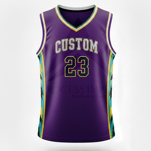 Ensemble de maillots de basket-ball personnalisés sans manches, uniforme sportif léger, vêtements d'entraînement, tissu respirant - Product Image 1