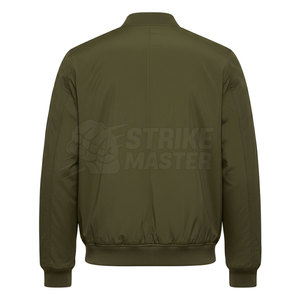 Chaqueta bomber para hombre con estilo y logotipo personalizados, de alta calidad, talla grande, informal. - Product Image 6