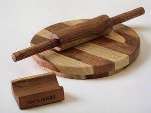 Wooden <b>Rolling</b> <b>Pin</b> Baking Equipment for <b>Rolling</b> Dough Pizza Crust Cookies Fondant Pastry Kitchen Essential - Product Image 2