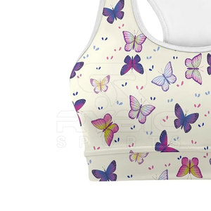 Soutien-gorge de sport léger à séchage rapide pour femme, avec sublimation, doté d'un tissu extensible de qualité supérieure pour l'entraînement, le fitness et le yoga. - Product Image 5