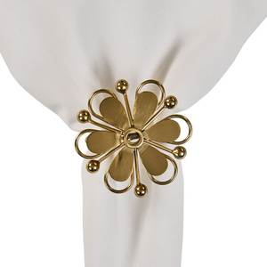Anneau de serviette en métal décoratif, ajoutant une touche artistique aux arrangements de table, avec une qualité et une finition durables. - Product Image 6
