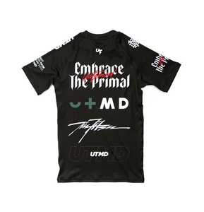 เสื้อรัดกล้ามเนื้อสำหรับฝึกซ้อม BJJ MMA ยิวยิตสู แบบซับลิเมชั่น แห้งเร็ว ยืดหยุ่นได้ดี - Product Image 6