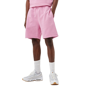 Shorts de jogging pour hommes à taille haute avec cordon de serrage, en molleton de coton, couleur unie, style streetwear, pour la course et le sport - Product Image 2