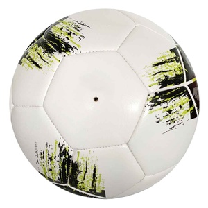 ผู้ผลิตมืออาชีพ ลูกฟุตบอลคุณภาพพรีเมียม ยางบุภายในคุณภาพสูง รักษาแรงลมได้ดี โลโก้พิมพ์ลายคลาสสิก - Product Image 3