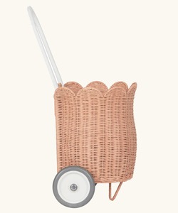 Natural color petal-edged trailer Handmade <b>Storage</b> <b>Basket</b> Wholesale eco-friendly Made in Vietnam Ready to stock - Product Image 2