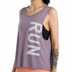 Débardeur de sport ample pour femme 2025, haute qualité, respirant, séchage rapide, pour yoga, gym, course à pied, OEM ODM - Product Image 1