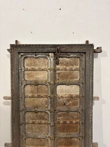 Paneles de Puerta de Madera Maciza Antiguos con Marco Tallado a Mano, Duraderos y Ecológicos para Puerta Principal de Villa de Lujo, Uso en Sala de Estar Exterior - Product Image 4