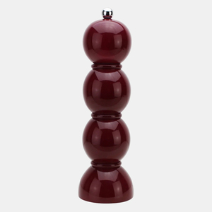 Handcrafted Spice Storage with Smooth Polished Finish Charming Vietnamese Lacquer <b>Pepper</b> And Salt <b>Grinder</b> - Product Image 3