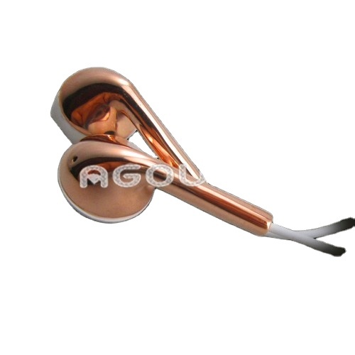 Hot-selling Luxury Headphones Electric Gold-plated Stylish Sporty High-end Multiple Color Wired Earphones for iPhone 7