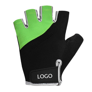 Gants de cyclisme en cuir de haute qualité pour hommes – Gants de vélo confortables antidérapants à demi-doigts, vente en gros et sport personnalisé - Product Image 3