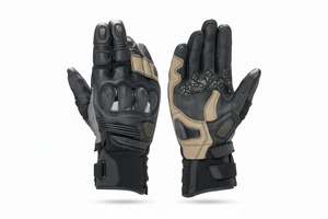 Gants de moto personnalisés OEM ODM en cuir avec protection des articulations, compatibles écran tactile, respirants et antidérapants - Product Image 3