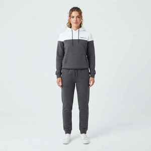 Women's Color Blocked <b>Fleece</b> Tracksuit Set Full Sleeve Casual Sportswear Breathable Cotton Tracksuit Regular Fit <b>All</b> Seasons - Product Image 3